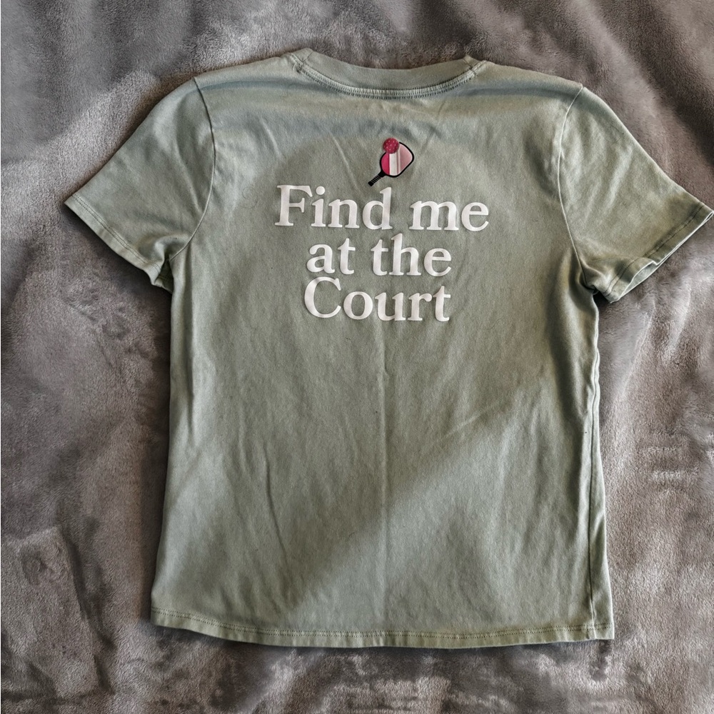 Abercrombie & Fitch Kids Mint Green Pickle Ball Tee